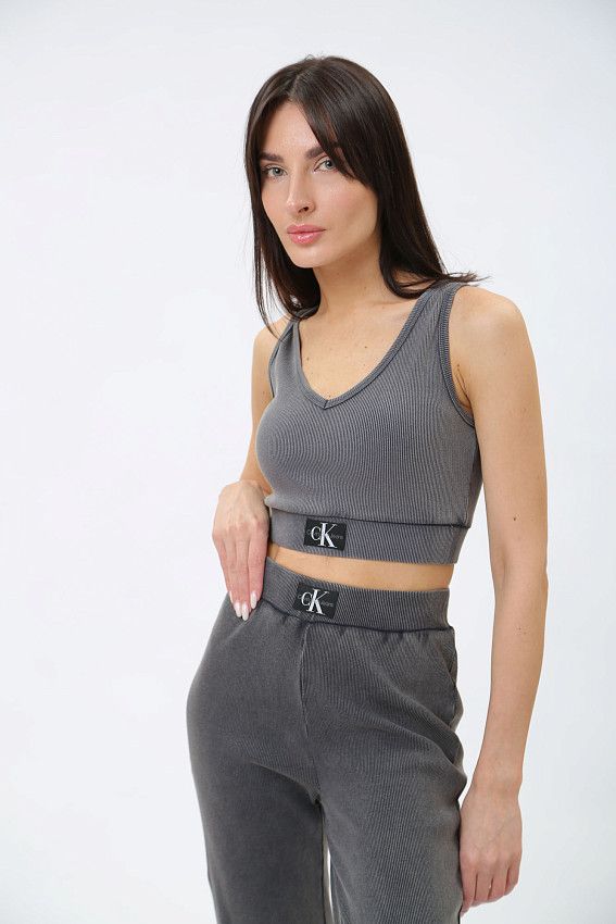 Топ Calvin Klein Jeans Серый