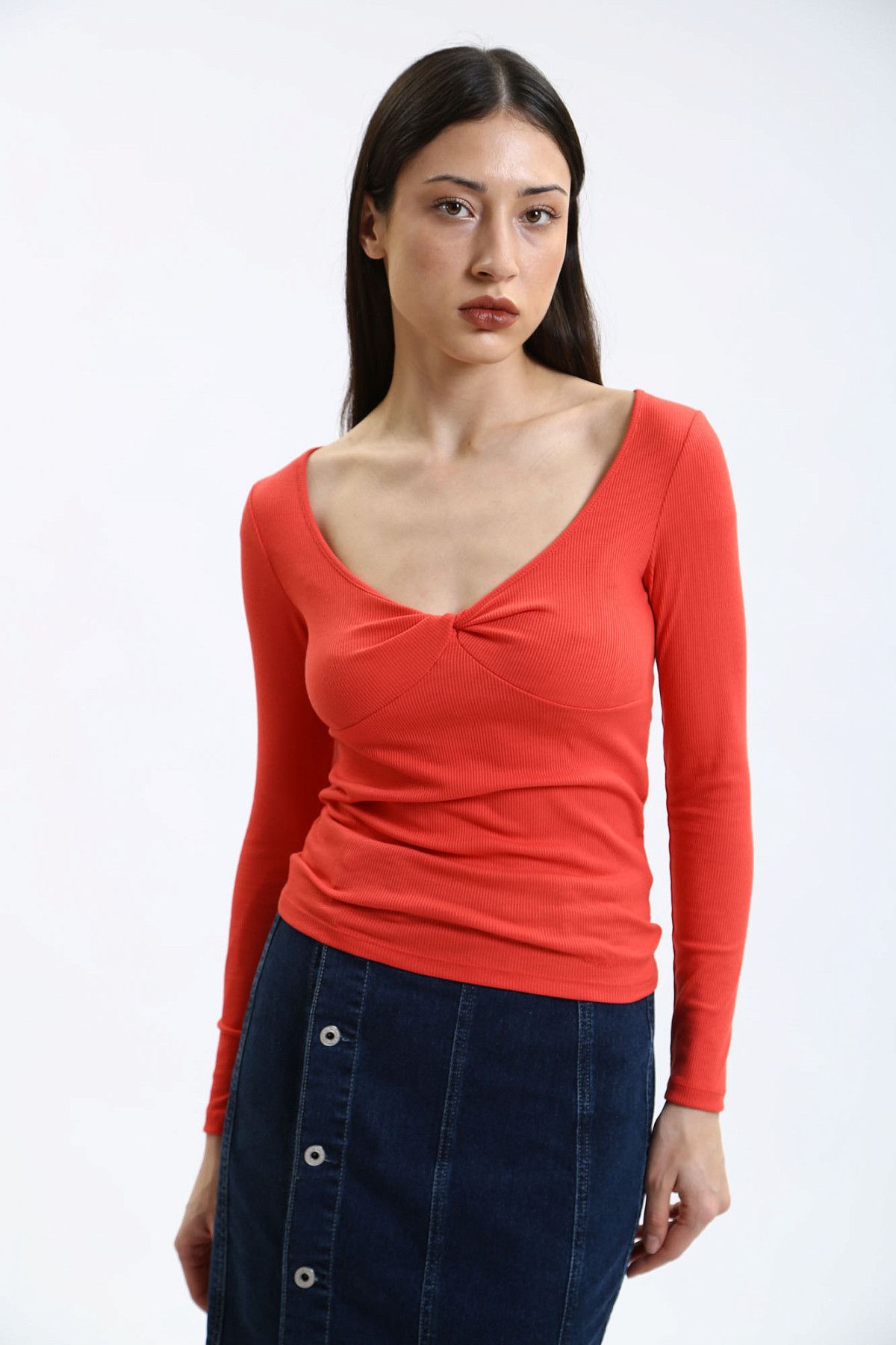 Лонгслив Pepe Jeans Красный
