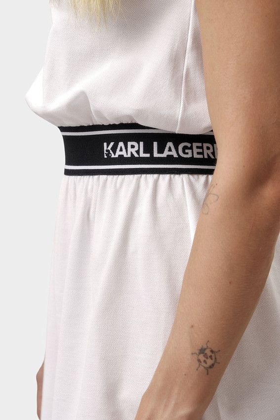 Платье Karl Lagerfeld Белый