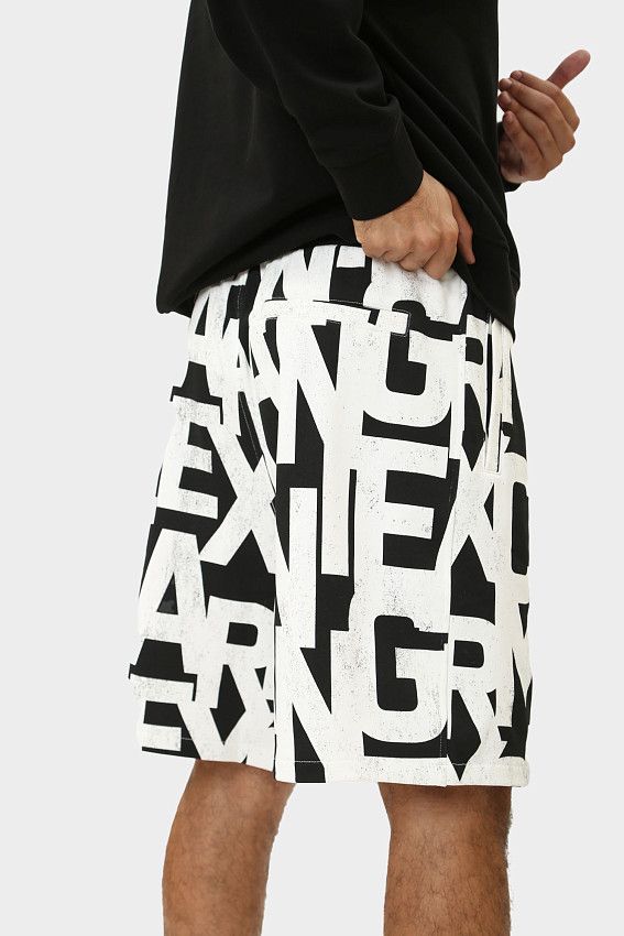 Шорты трикотажные Armani Exchange Черный