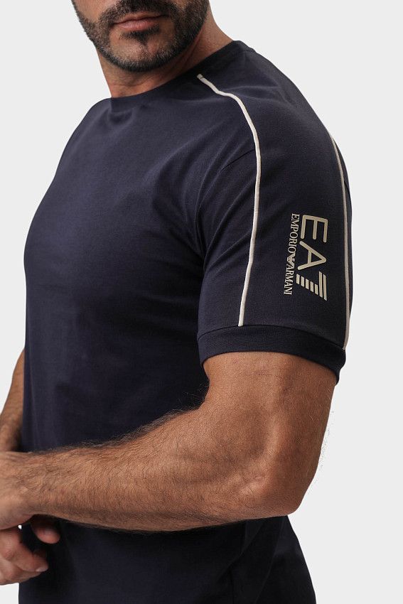 Футболка EA7 Голубой