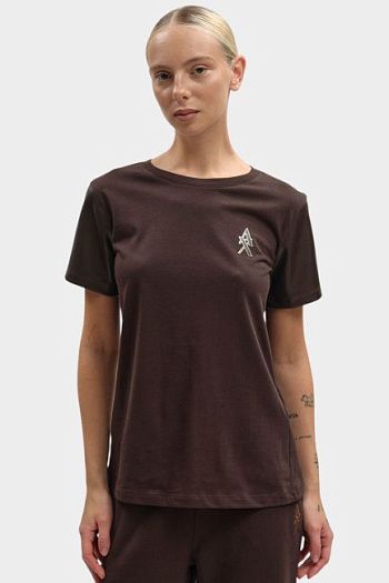 Футболка хлопковая коричневая Armani Exchange