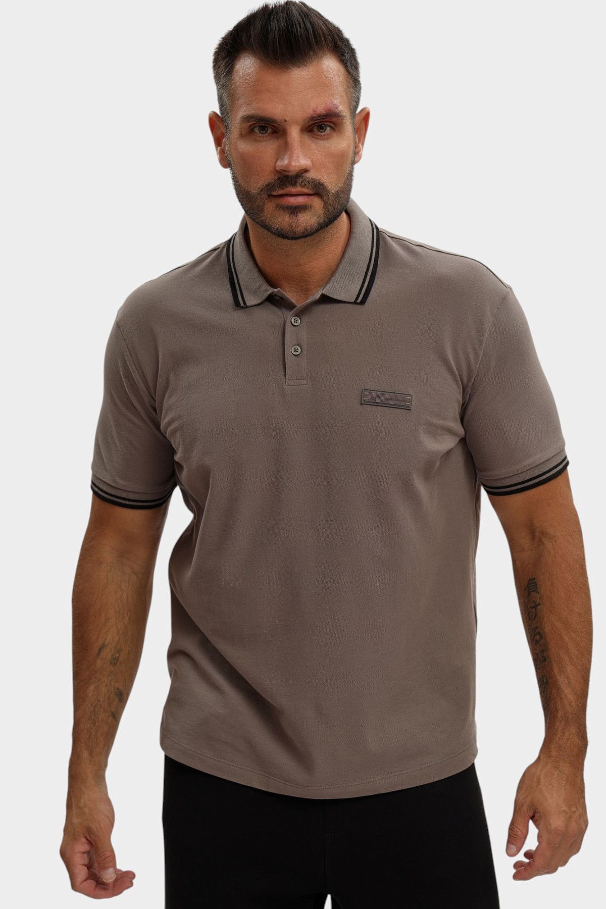 Поло Armani Exchange Серый