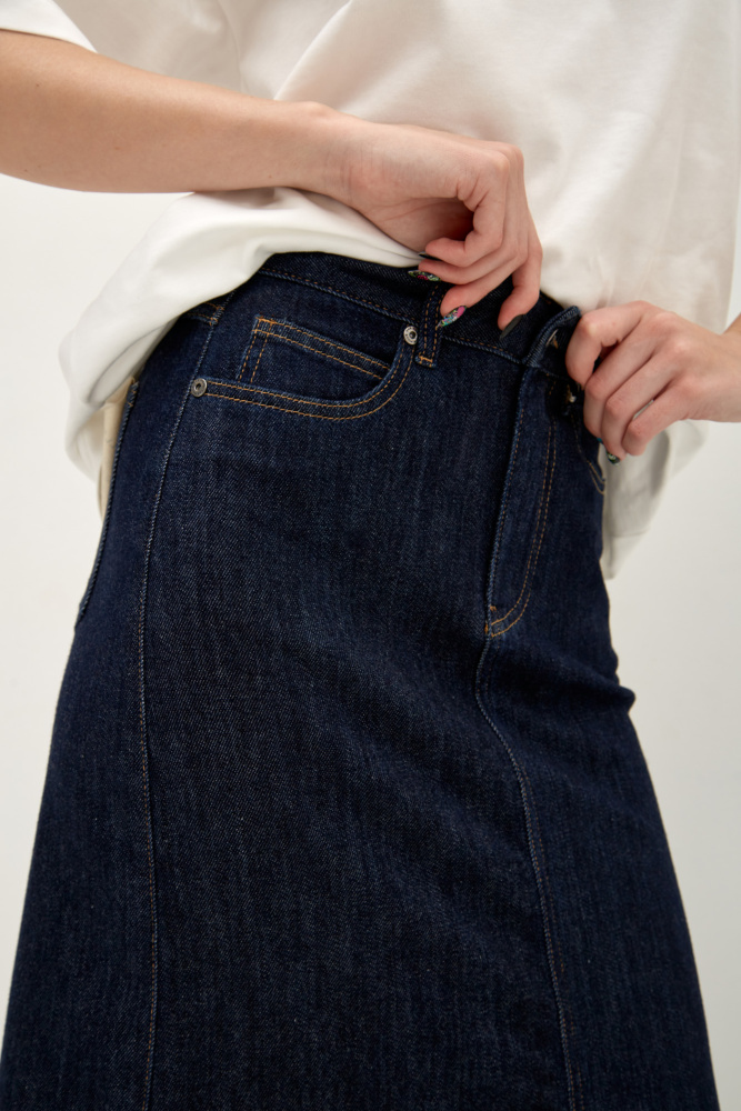 W-241-TK-56-1041 юбка джинсовая the hills 