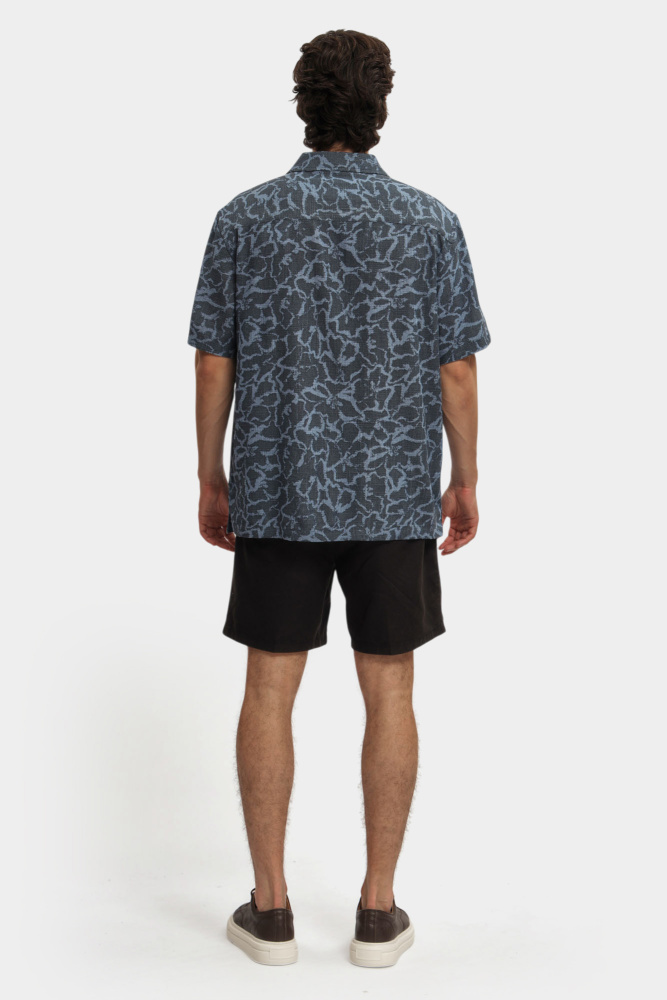 1016253 Рубашка Mustang Синий