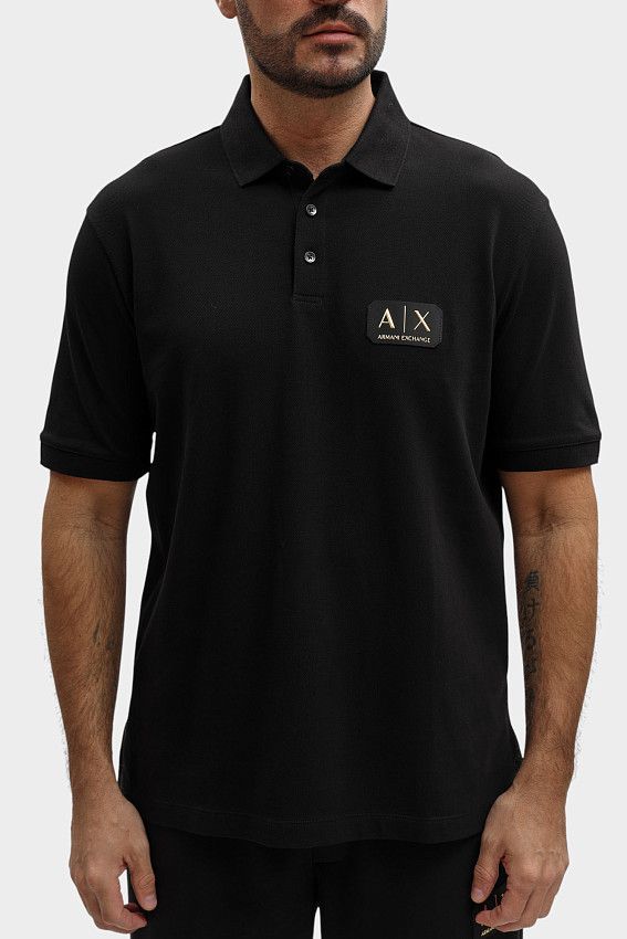 Поло Armani Exchange Черный