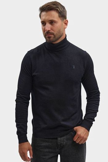 Водолазка из вискозы синяя Trussardi