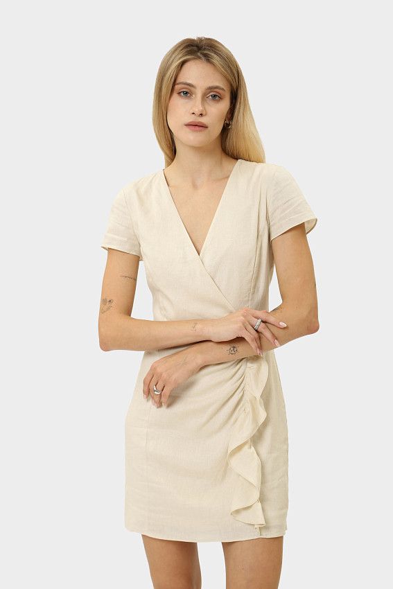 Платье Armani Exchange Бежевый