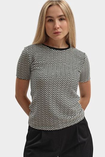 Футболка из вискозы белая Emporio Armani