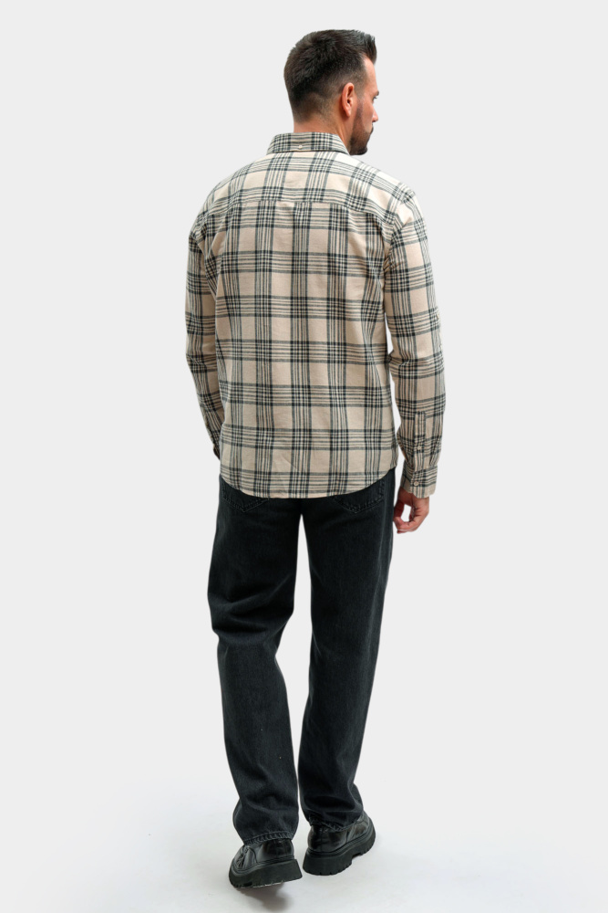 1017540 Рубашка Mustang Бежевый