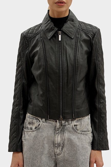 Куртка кожаная Armani Exchange