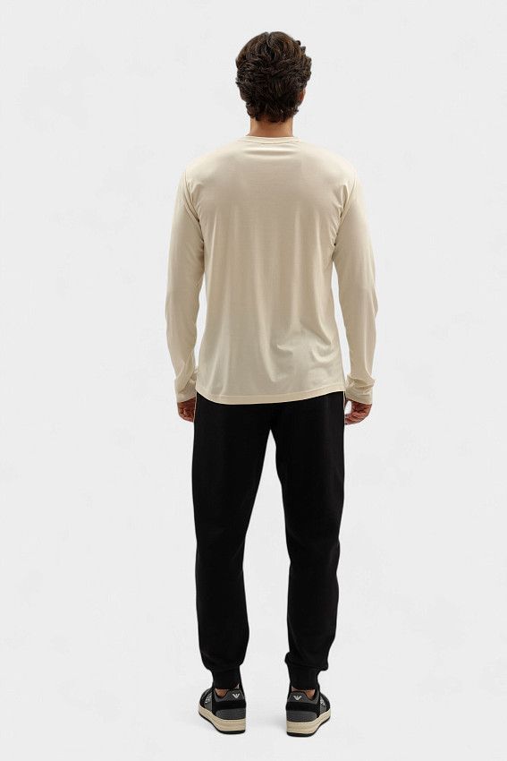 Лонгслив EA7 Бежевый