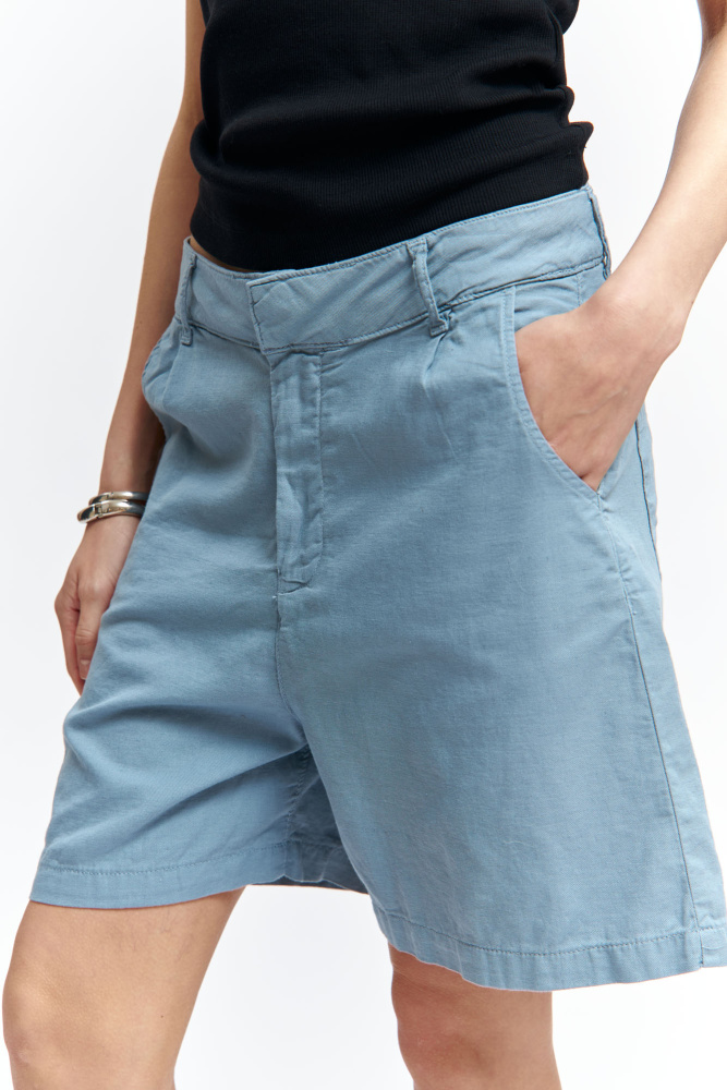 VW-OMA-55-444 шорты льняные van mich 