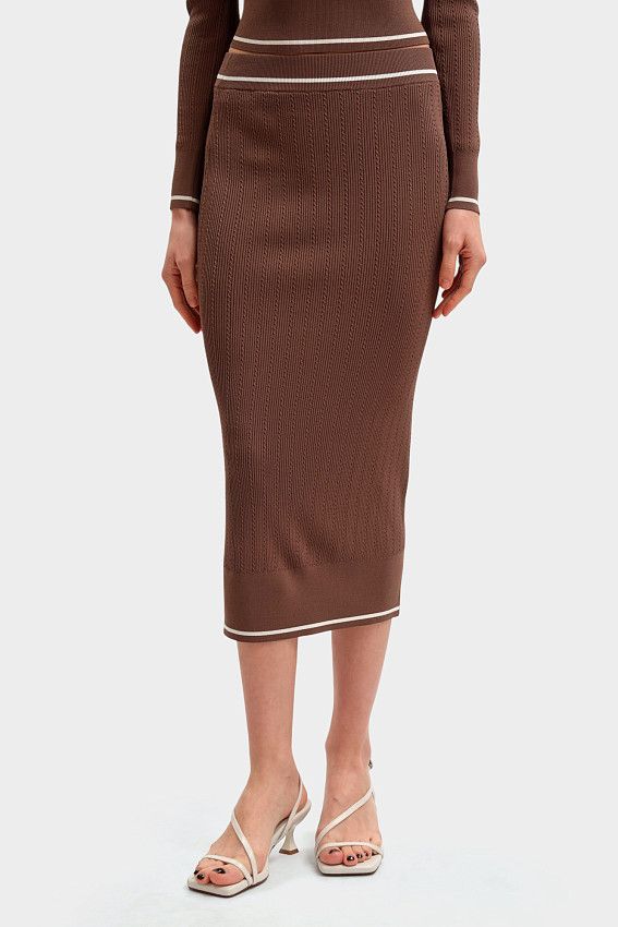 Юбка Armani Exchange Бежевый