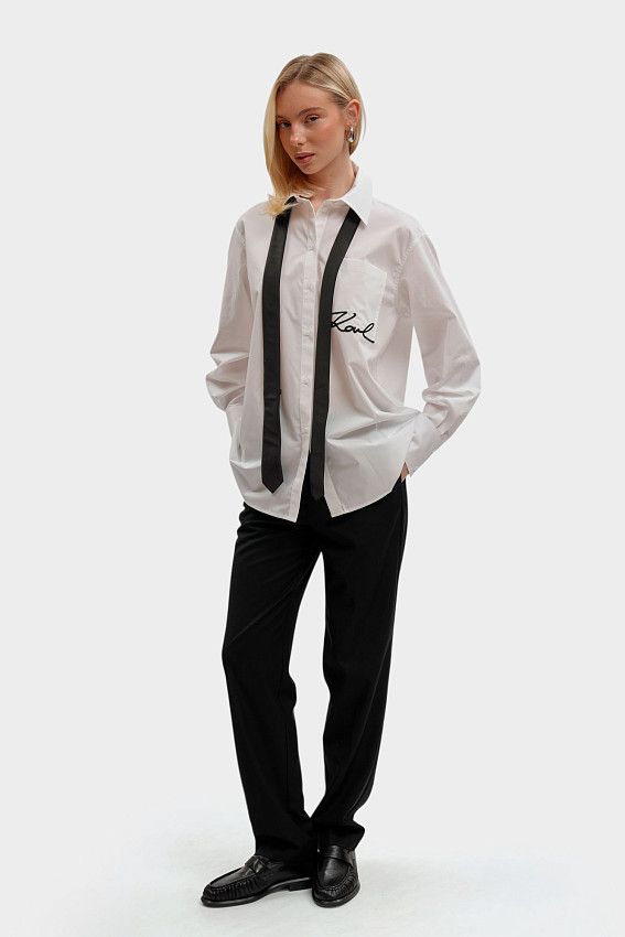 Рубашка Karl Lagerfeld Белый