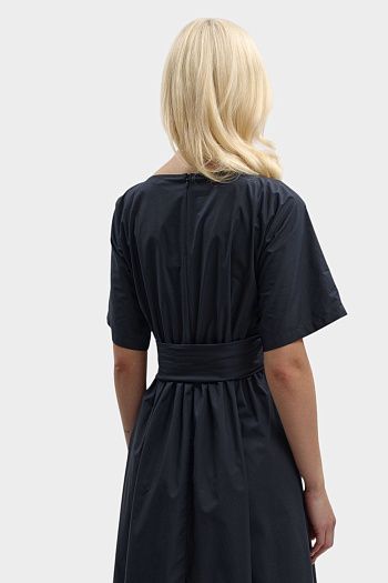 Платье из хлопка Emporio Armani