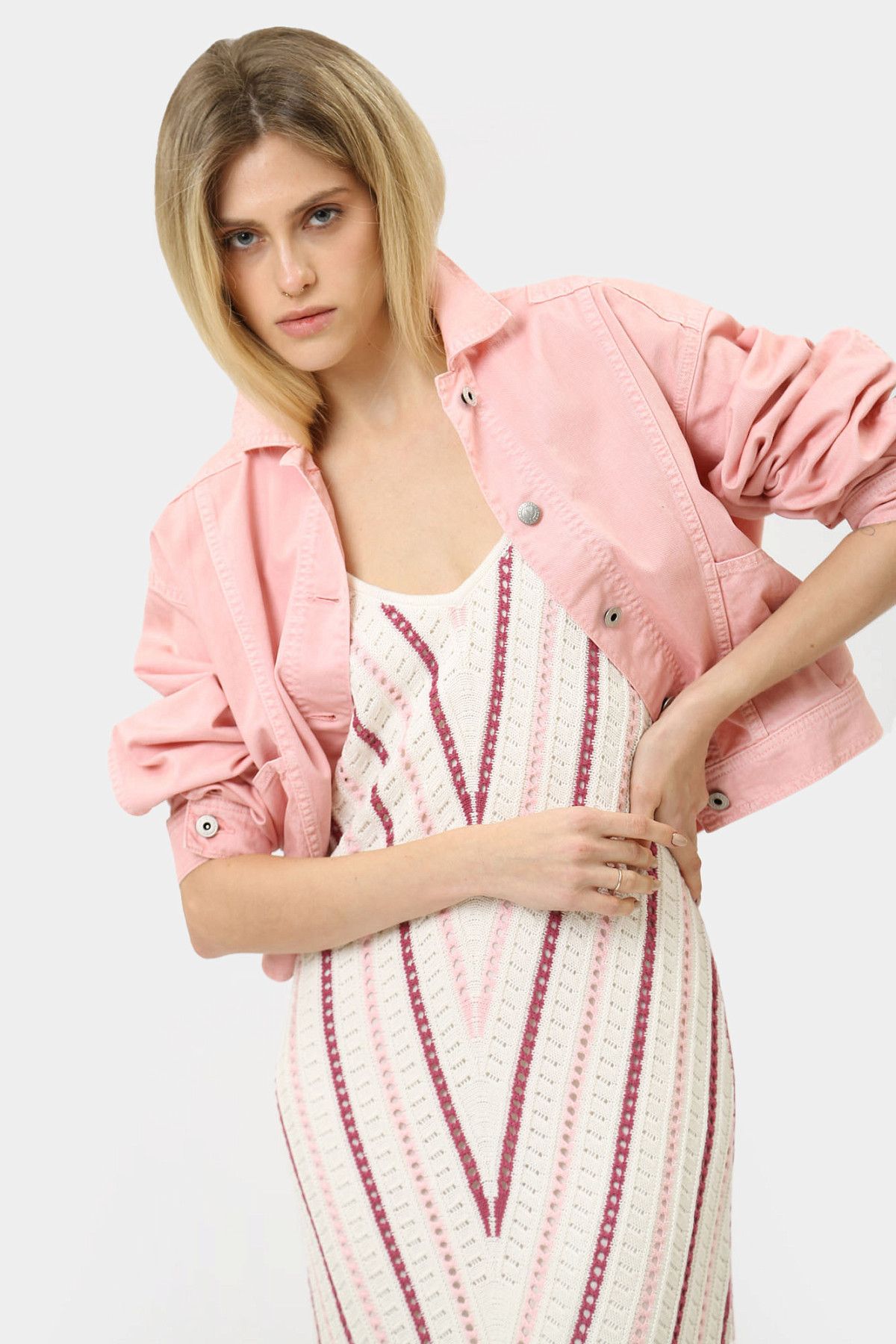 Платье Pepe Jeans Розовый