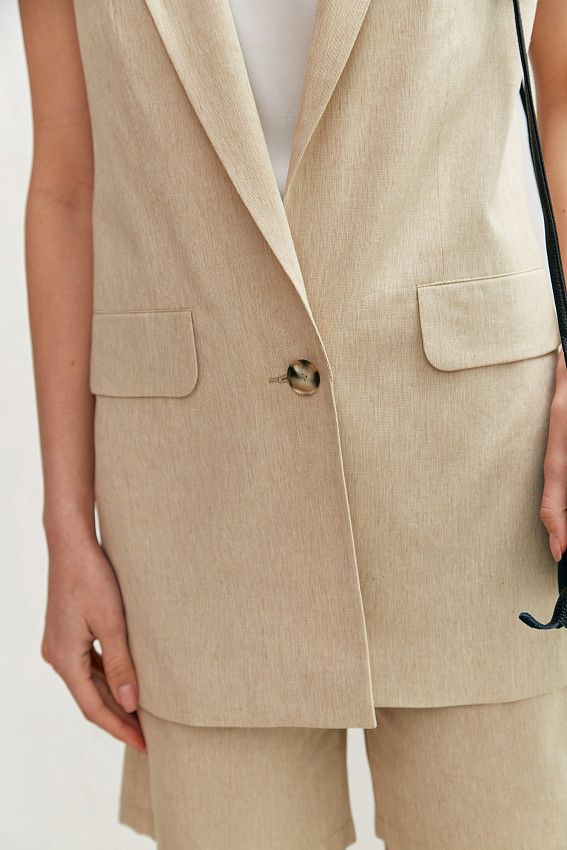 Жилет The Hills Бежевый