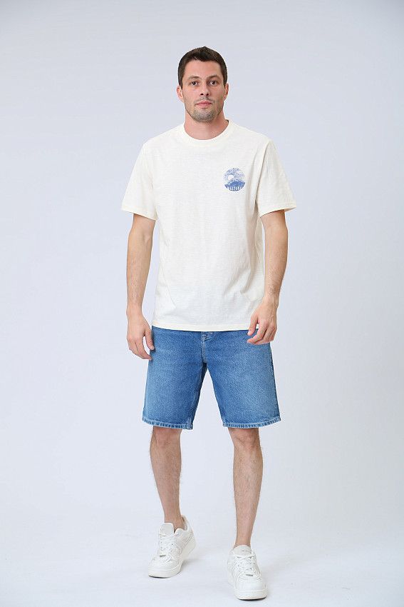 Шорты джинсовые Mustang Синий