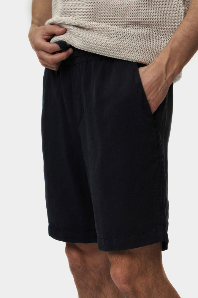 30046804_10015385 Шорты льняные Strellson Черный