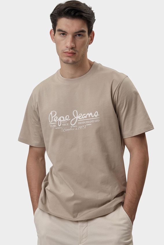 Футболка Pepe Jeans Бежевый