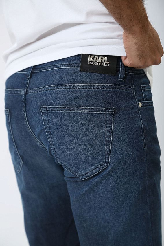 Шорты джинсовые Karl Lagerfeld Голубой