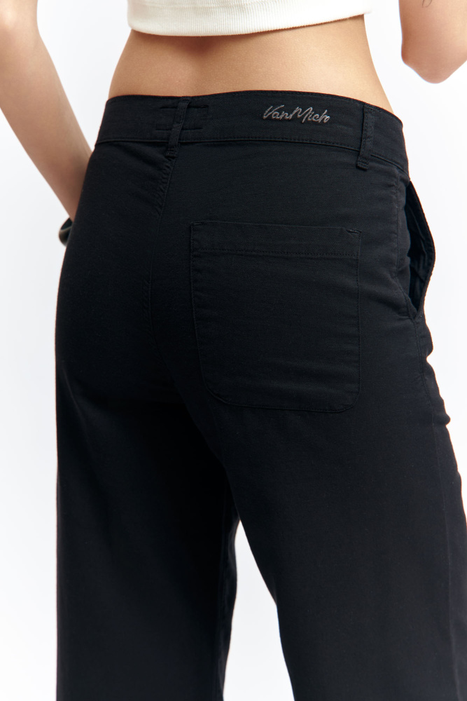 VW-OMA-55-447 брюки льняные van mich 