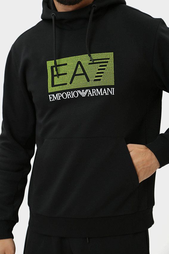 Худи EA7 Черный