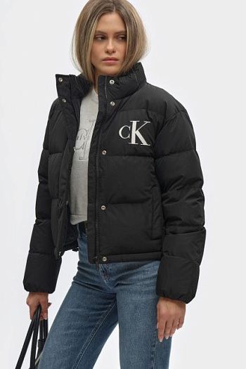Пуховик черный Calvin Klein Jeans