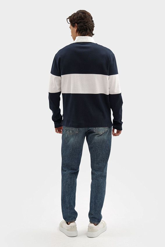 Поло с длинным рукавом Pepe Jeans Синий