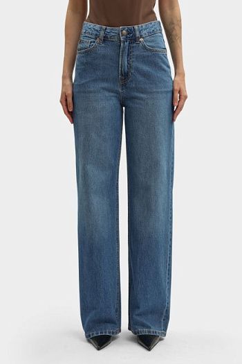 Джинсы прямые синие Pepe Jeans
