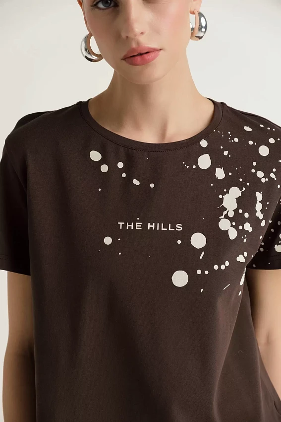 Футболка The Hills Коричневый