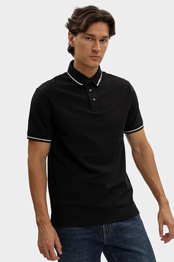 Поло из хлопка Emporio Armani