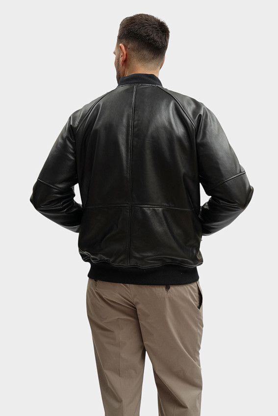 Куртка кожаная Strellson Черный