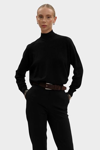 Джемпер из вискозы черный  Trussardi