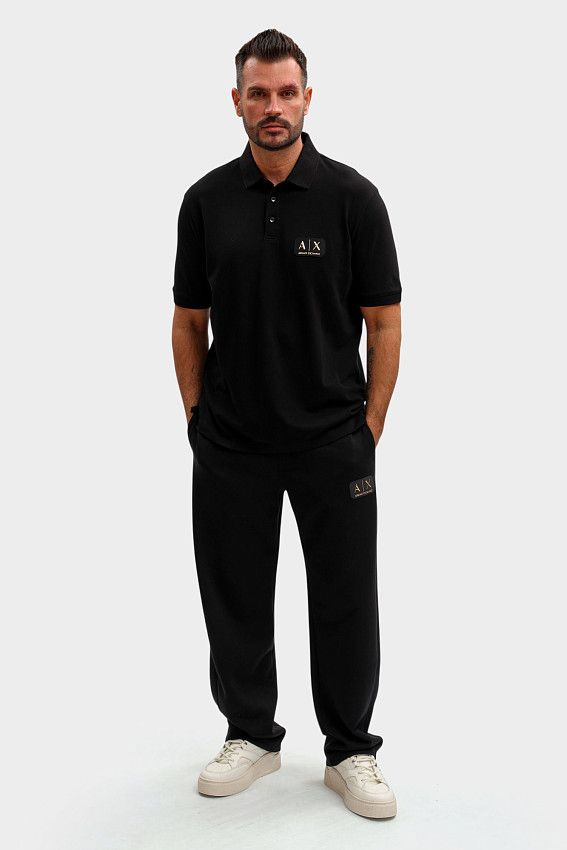 Поло Armani Exchange Черный
