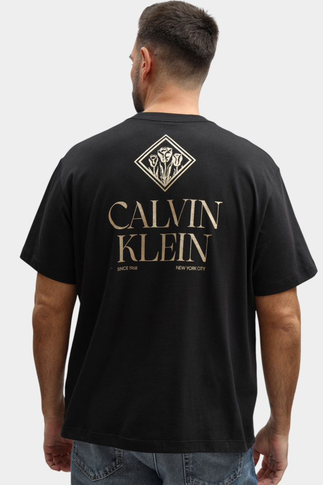 LV14RE801G Футболка Calvin Klein Jeans Черный