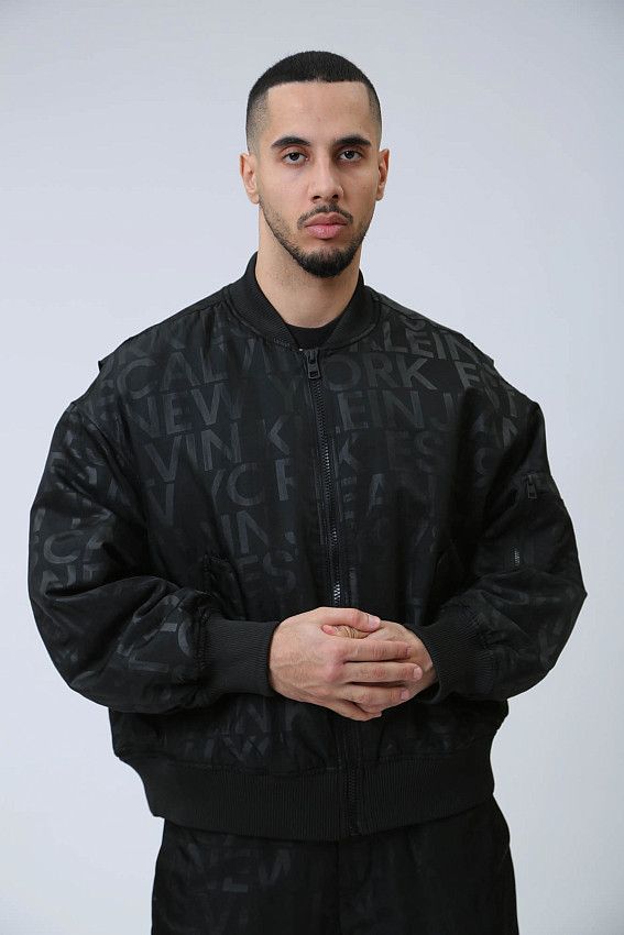 Бомбер Calvin Klein Jeans Черный