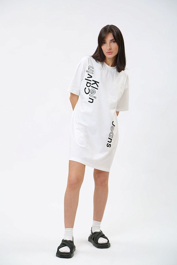 Платье Calvin Klein Jeans Белый