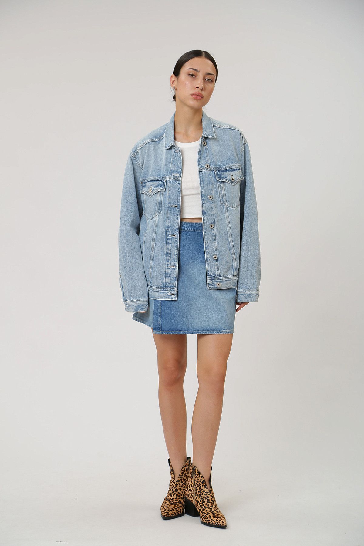 Юбка джинсовая Pepe Jeans Голубой