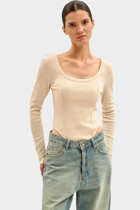 Боди Van Mich Бежевый