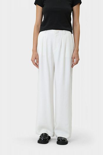 Брюки из вискозы белые  Calvin Klein Jeans