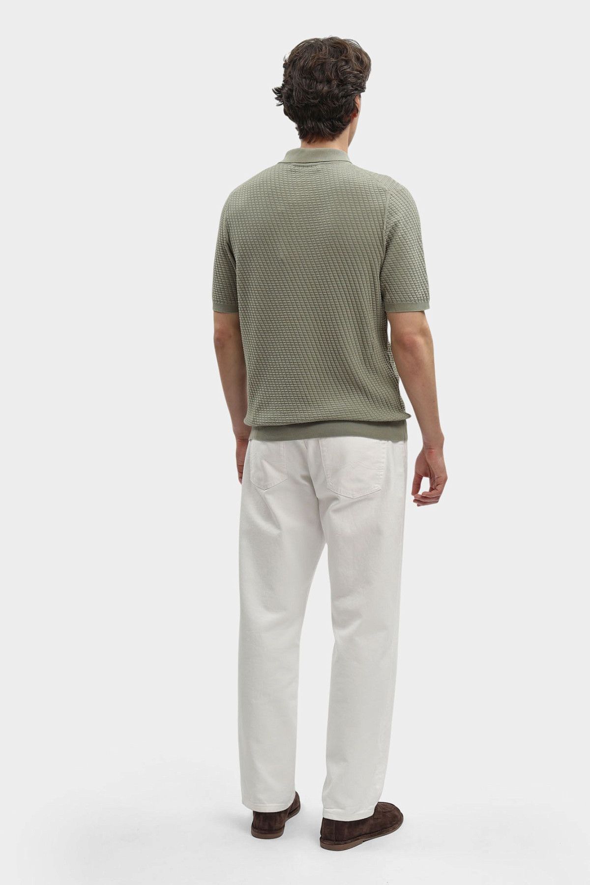 Поло трикотажное Trussardi Зеленый