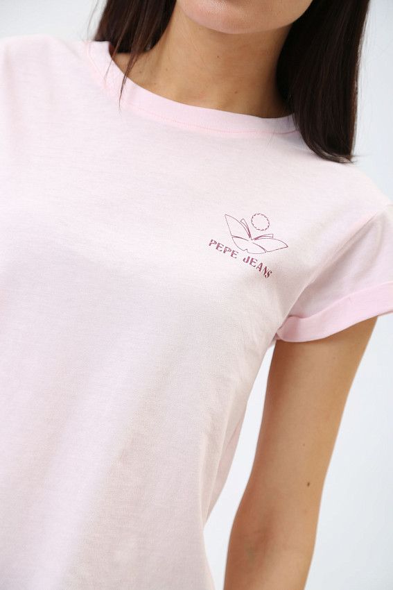 Футболка Pepe Jeans Розовый