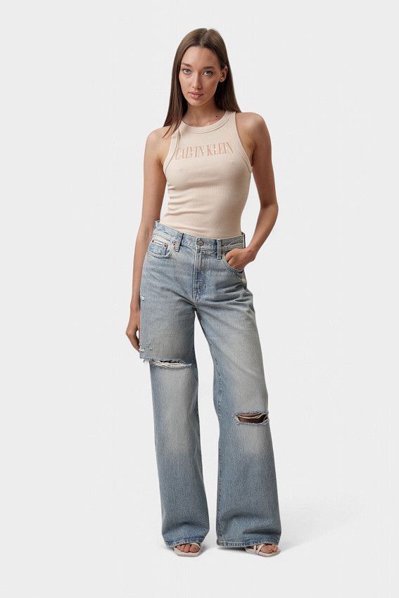 Майка Calvin Klein Jeans Бежевый