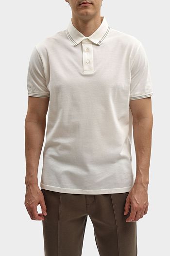 Поло из хлопка Emporio Armani