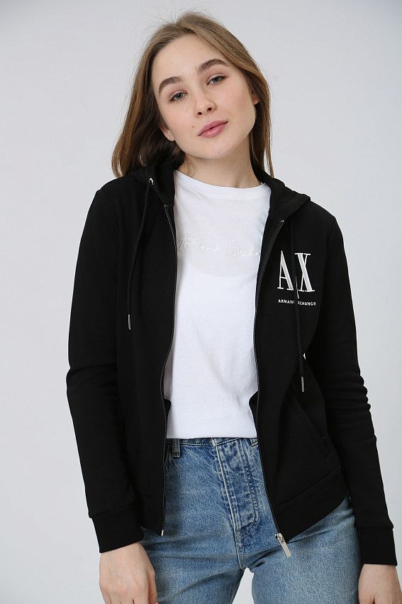 Толстовка с/к Armani Exchange Черный