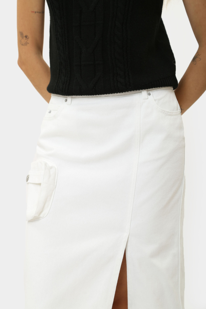 3DYN65_Y15MZ_0104 юбка джинсовая armani exchange 