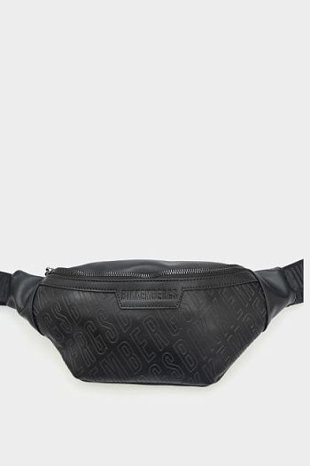 Сумка на пояс черная Bikkembergs