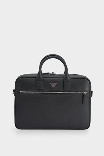 Сумка для ноутбука черная Emporio Armani